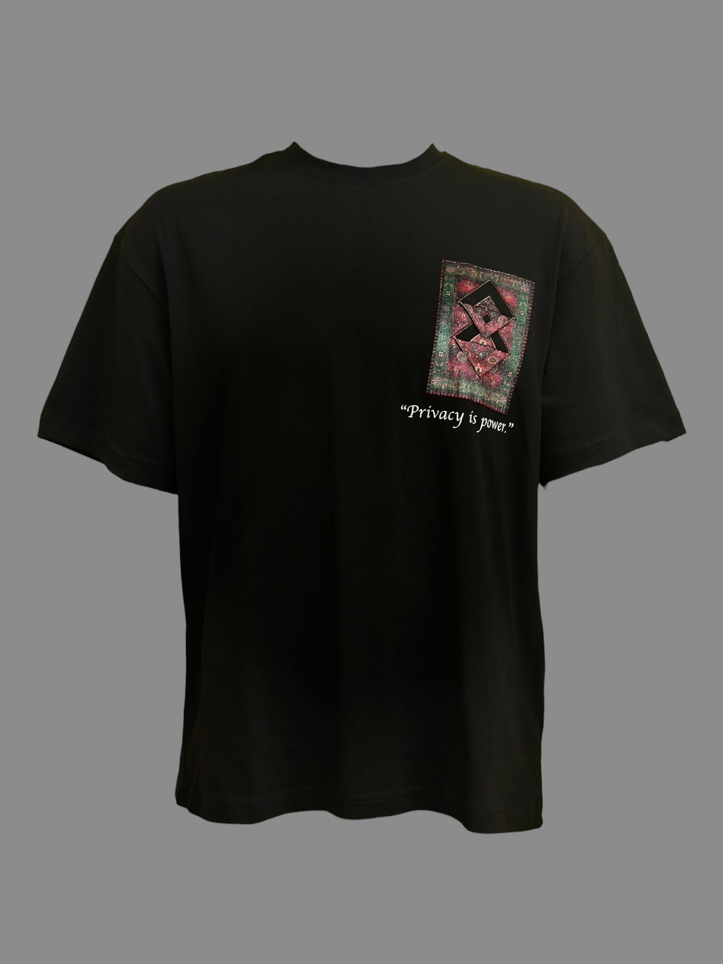 Privacy is Power Persian Inspired Oversized T-Shirt