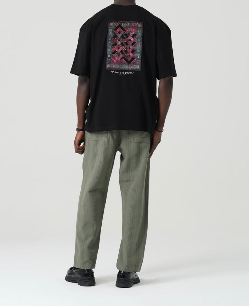 Privacy is Power Persian Inspired Oversized T-Shirt