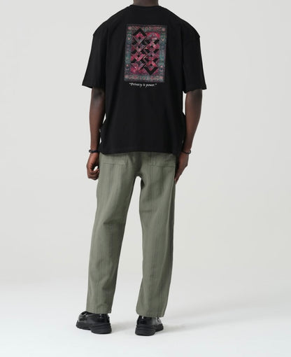 Privacy is Power Persian Inspired Oversized T-Shirt