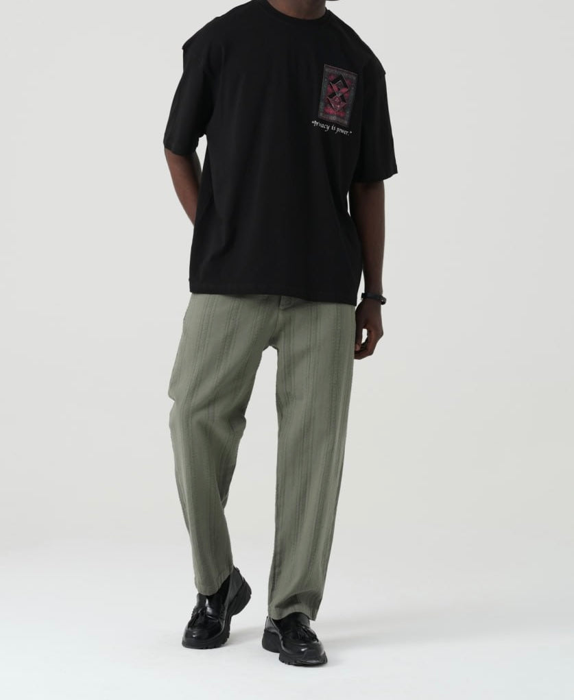 Privacy is Power Persian Inspired Oversized T-Shirt