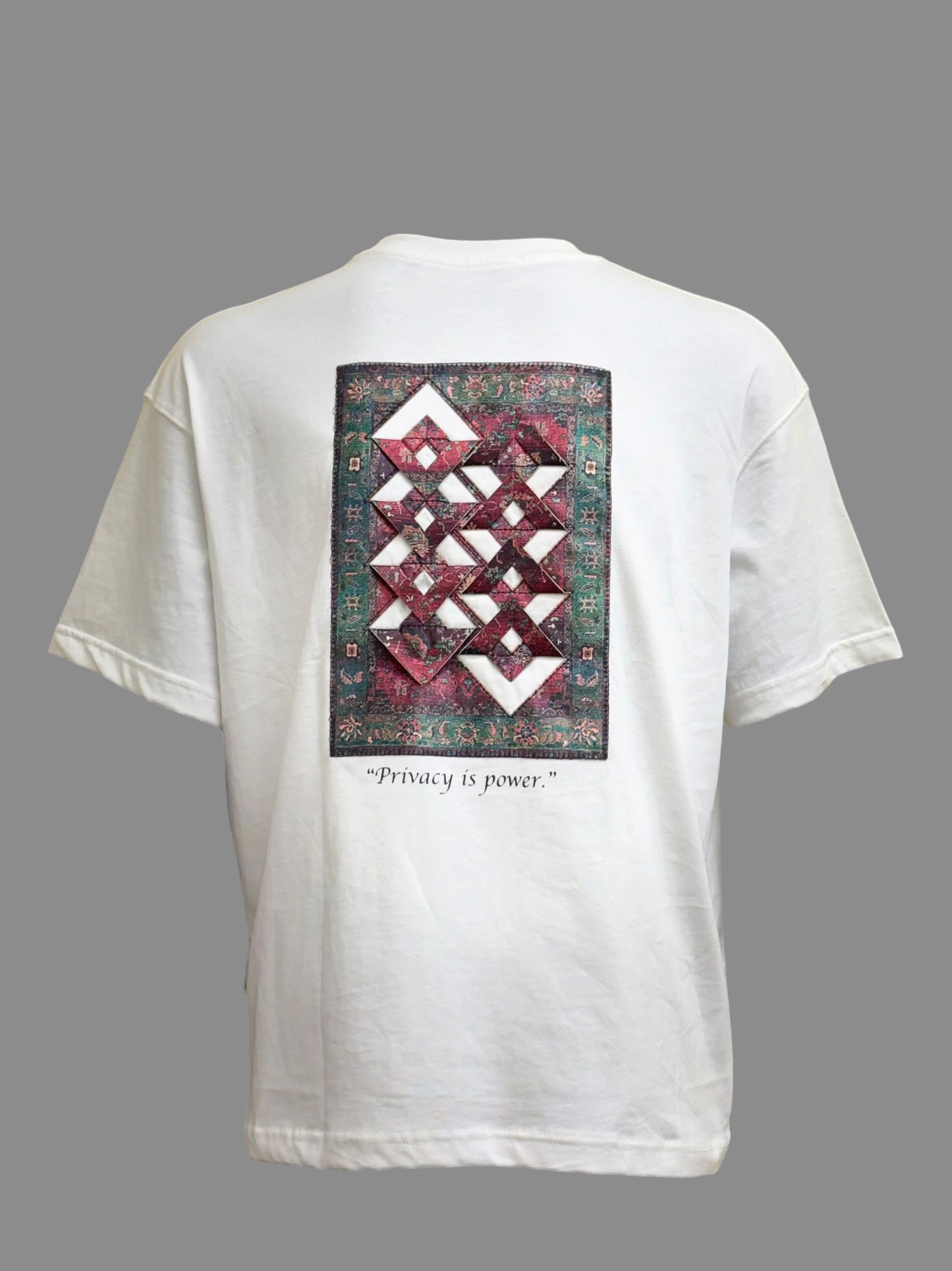 Privacy is Power Persian Inspired Oversized T-Shirt