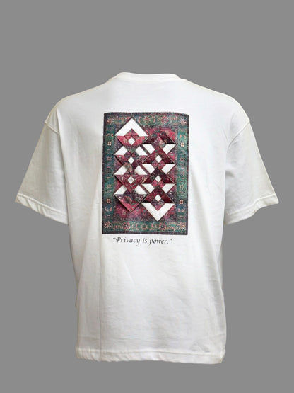 Privacy is Power Persian Inspired Oversized T-Shirt