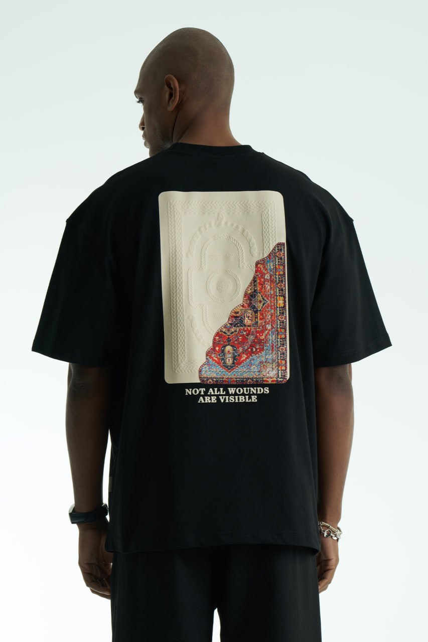Not All Wounds Are Visible Persian Inspired Oversized T-Shirt