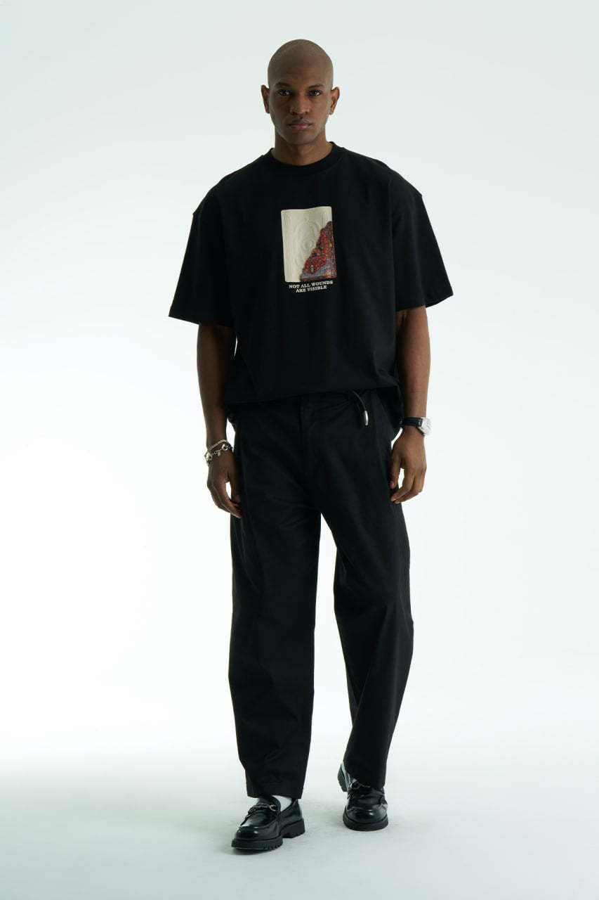 Not All Wounds Are Visible Persian Inspired Oversized T-Shirt
