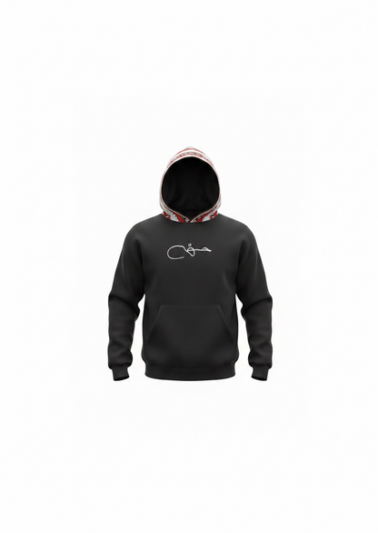 Haq (حق) Arabic Embroidered Hoodie | Sadu Edition
